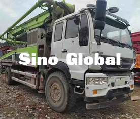 Gebruikte de Concrete Pompvrachtwagen 37M van Zoomlion With Sinotruk Chassis 1370mm het Voeden Hoogte