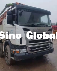 Zoomlion 63M Used Concrete Pump-Vrachtwagen met Scania-Chassis met Model 2013