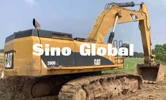 390KW de gebruikte Capaciteit van de de Brandstoftank van Caterpillar 390D 1240L van het Kruippakjegraafwerktuig