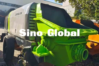 Gebruikte Elektrische de Vultrechtercapaciteit van Zoomlion 600L van de Aanhangwagen Concrete Pomp