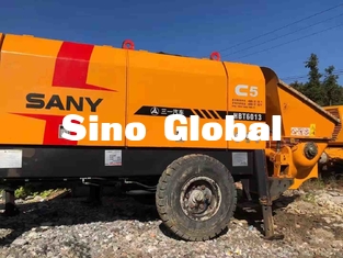 Zette de Gebruikte Aanhangwagen van HBT6013 Sany het Type van Concrete Pomp90kw S Klep op