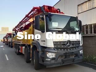 Nieuwe Sany 47M Op vrachtwagen gemonteerde betonpomp met Benz Chassis