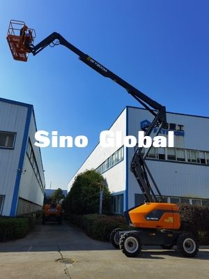 De Ce Goedgekeurde Diesel Gearticuleerde capaciteit van de Boomlift SKYBOOM gtzz-18J 250KG