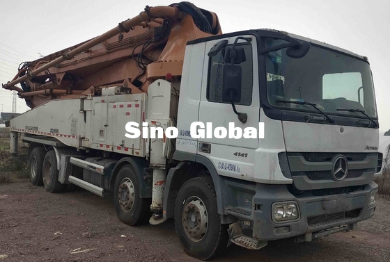 Zoomlion gebruikte Concrete Pompvrachtwagen 52m Euro3 met Mercedes Benz Chassis