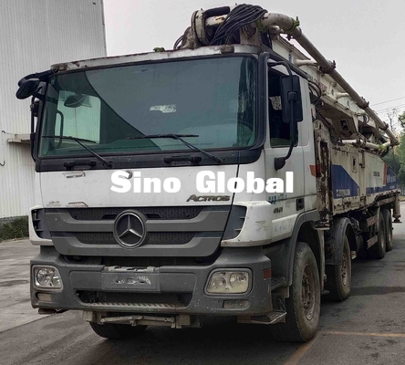 Gebruikte Model 2013 56m van Zoomlion Concrete Pompvrachtwagen met Mercedes Benz Chassis