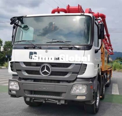 De diesel vrachtwagen gebruikte Concrete Pomp m56-5 148M ³ /H van Putzmeister met 5 secties