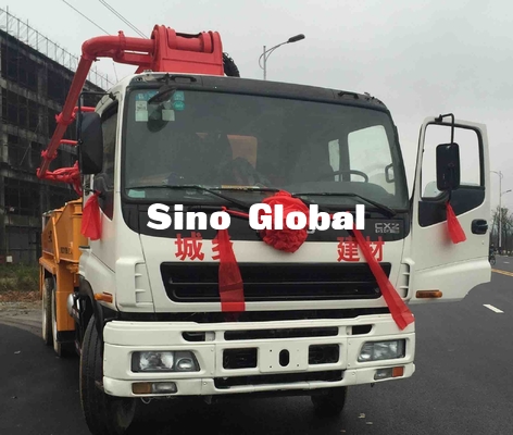 37 Meter gebruikte Concrete Pompvrachtwagen 100m de Druk van ³ /H 8.3mpa 12mpa