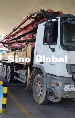 Sanymerk 37M Used Concrete Pump-Vrachtwagen met 5 Boomsectie