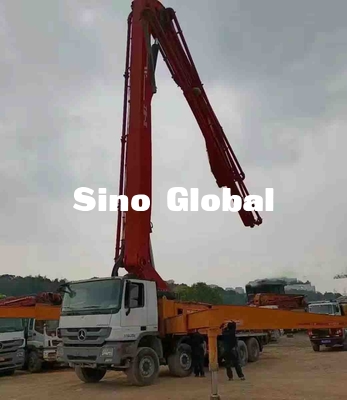 SY5419THB 56 Gebruikte Concrete Pompvrachtwagen 56M 6 Sectie Verticaal bereik