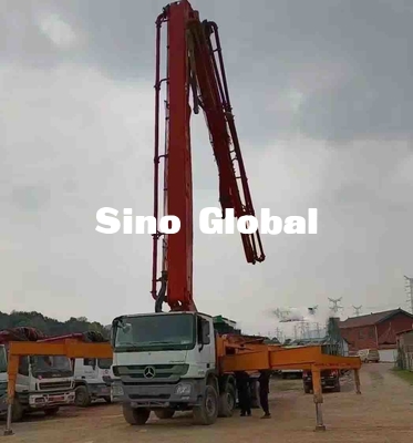 SY5419THB 56 Gebruikte Concrete Pompvrachtwagen 56M 6 Sectie Verticaal bereik