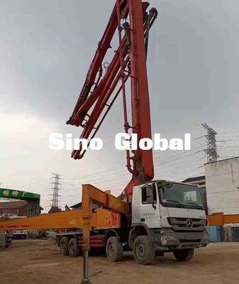 SY5419THB 56 Gebruikte Concrete Pompvrachtwagen 56M 6 Sectie Verticaal bereik
