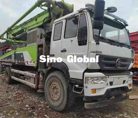 Gebruikte de Concrete Pompvrachtwagen 37M van Zoomlion With Sinotruk Chassis 1370mm het Voeden Hoogte