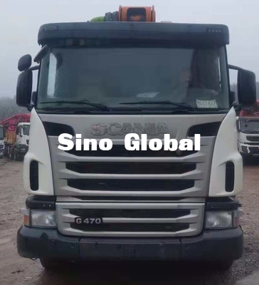 Zoomlion 63M Used Concrete Pump-Vrachtwagen met Scania-Chassis met Model 2013