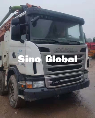 Zoomlion 63M Used Concrete Pump-Vrachtwagen met Scania-Chassis met Model 2013