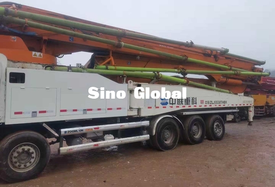 Zoomlion 63M Used Concrete Pump-Vrachtwagen met Scania-Chassis met Model 2013