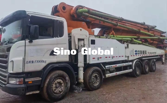 Zoomlion 63M Used Concrete Pump-Vrachtwagen met Scania-Chassis met Model 2013