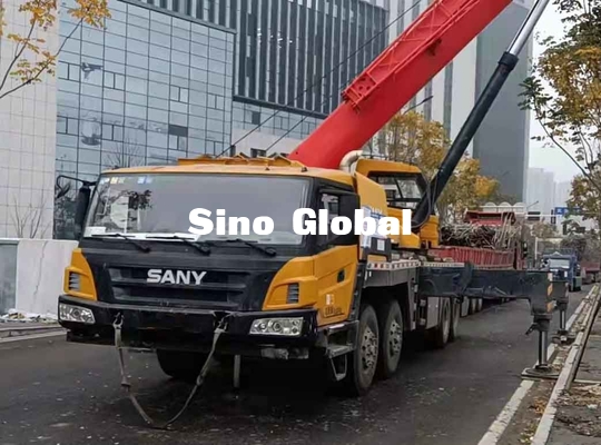 De Sany Gebruikte Kraan van de Boomvrachtwagen, 75 het Rechte Wapen van Ton Lorry Crane STC50S