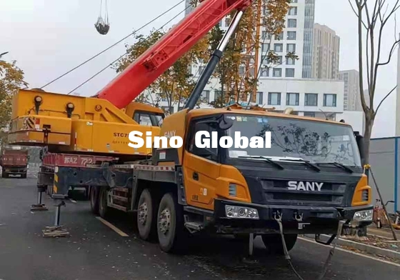 De Sany Gebruikte Kraan van de Boomvrachtwagen, 75 het Rechte Wapen van Ton Lorry Crane STC50S