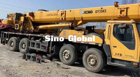 Vrachtwagen van de tweede handxcmg Boom, 35 Ton Truck Crane Sany QY35K5