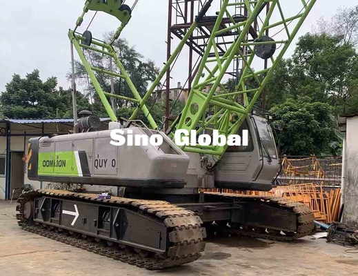 Gebruikte QUY80 Zoomlion 80 Ton Crawler Crane met 58m Boomlengte