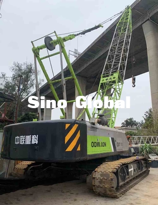 Gebruikte QUY80 Zoomlion 80 Ton Crawler Crane met 58m Boomlengte