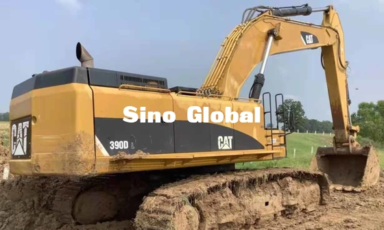 390KW de gebruikte Capaciteit van de de Brandstoftank van Caterpillar 390D 1240L van het Kruippakjegraafwerktuig