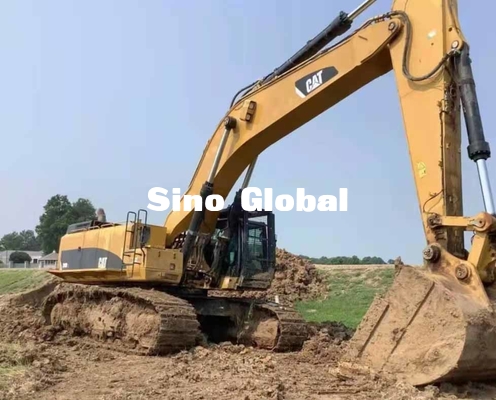 390KW de gebruikte Capaciteit van de de Brandstoftank van Caterpillar 390D 1240L van het Kruippakjegraafwerktuig