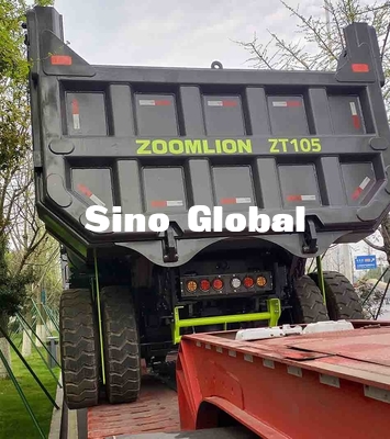 De op zwaar werk berekende Vrachtwagen van de Tweede Handstortplaats Zoomlion ZT105 voor Mijnbouw