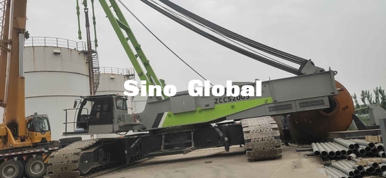 tweede hand 400 de Boom van Ton Crawler Crane Zoomlion ZCC5200S 84m
