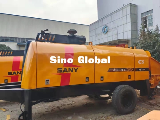 Zette de Gebruikte Aanhangwagen van HBT6013 Sany het Type van Concrete Pomp90kw S Klep op
