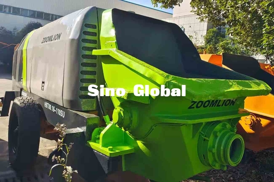 Gebruikte Elektrische de Vultrechtercapaciteit van Zoomlion 600L van de Aanhangwagen Concrete Pomp