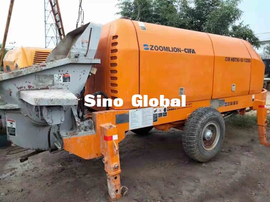 Elektrische Gebruikte Concrete de Vultrechtercapaciteit van Zoomlion 600L van Aanhangwagenpompen