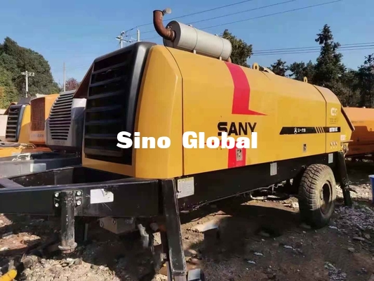 De diesel gebruikte de Concrete Geschatte Macht van Sany HBT8018C van de Aanhangwagenpomp 180kw