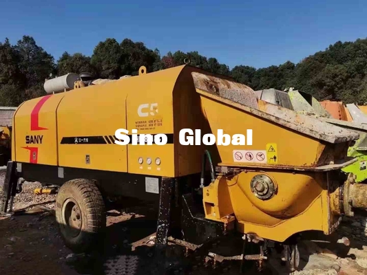 De diesel gebruikte de Concrete Geschatte Macht van Sany HBT8018C van de Aanhangwagenpomp 180kw