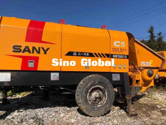 Zette de Gebruikte Aanhangwagen van HBT6013 Sany het Type van Concrete Pomp90kw S Klep op