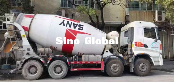 10m ³ gebruikten Concrete Mixervrachtwagen Sany SY310C-8W voor Bouwnijverheid