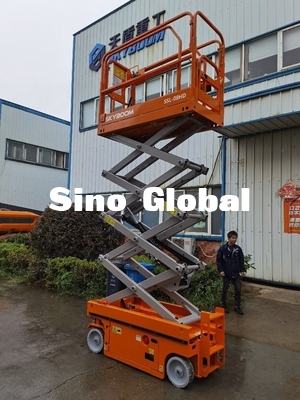 Ssl-08HD Modeldiesel powered scissor-Lift met Ce-certificaat