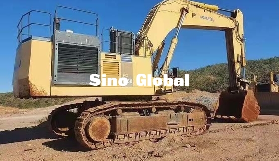 514KW macht Gebruikt Kruippakjegraafwerktuig Komatsu 1250 Model 170mm Slag
