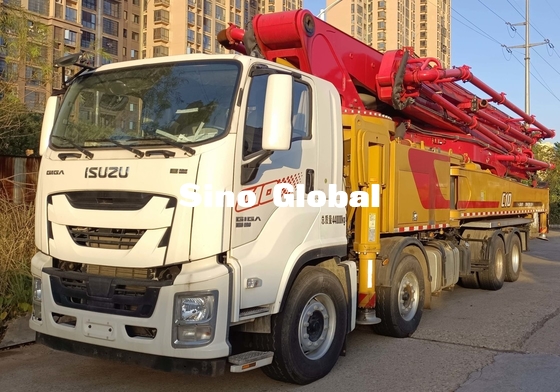 Nieuwe Sany 49M vrachtwagen-Opgezette Concrete Pomp met Isuzu Chassis